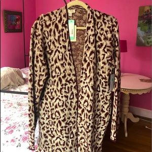 Leopard cardigan